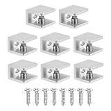 NOTE: Evitez de trop serrer les vis pour éviter la fissuration du verre.