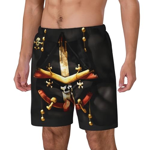 Short de bain double haut de gamme en polyester et sa doublure de compression