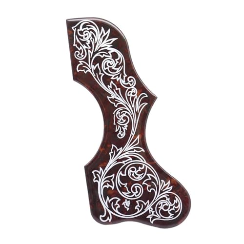 Pickguard guitare résine à fleurs pour briller sur scène et en studio