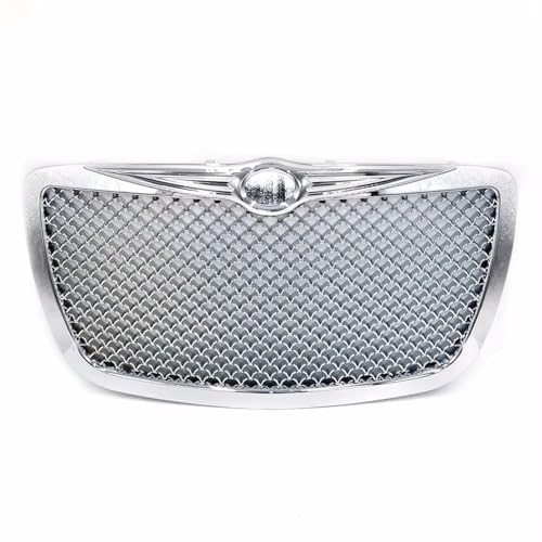 Image of Car Front Bumper Hood Grills Compatible With Chrysler For 300 300C 2004-2010 BX101088 Front Hood Bumper Grille