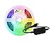 Produktbild ZigBee RGBCCT Controller + LED Streifen Kit,2M USB 5V Wasserdicht Strip mit ZigBee App Steuergerät,RGB und Dual-Weiß TV Hintergrundbeleuchtung Zuhause Party Dekoration Licht Stripes