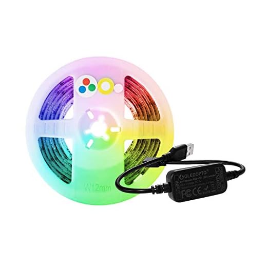 ZigBee RGBCCT-styrenhet LED-remssats, 2 m USB 5 V vattentät remsa med ZigBee App styrenhet, RGB och dubbel vit TV-bakgrundsbelysning hemma fest dekoration ljusremsor