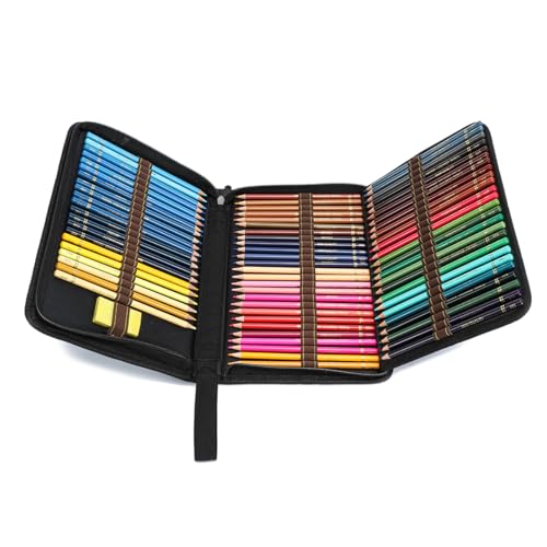 Case Pencil Holder Color Pencil Organizer Storage (black)