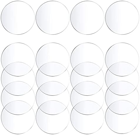 50 Pack Clear Acrylic Circles | 10cm Diameter 1.8mm Thick Round Discs For DIY & Crafts