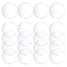 20 pièces Feuilles de Plastique Acrylique Transparent Rondes Vierges Acrylique Cercle Disques pour L'artisanat DIY Porte Clés Bijoux Accessoires, 5cm x 1.8 mm