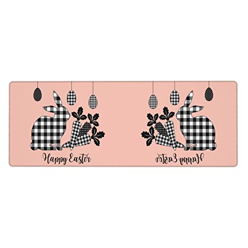 Tapis de souris de jeu étendu pour bureau gamer avec motif de Pâques