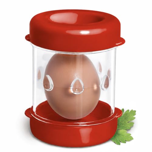 The Negg Boiled Egg Peeler - Red