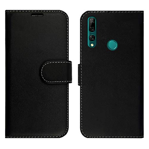 Image of For Huawei P Smart Z Phone Case, Huawei Y9 Prime 2019 Case, Wallet PU Leather with Card holder Slots Magnetic Flip Cover for Huawei P Smart Z/Y9 Prime 2019 (Black)