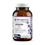 Metagenics Magnesium L-Threonate - Magtein Magnesium for Brain Health, Memory, Learning & Cognitive Support - Clinically Studied Bioavailable Form - Non-GMO, Gluten-Free, Vegan - 120 Capsules
