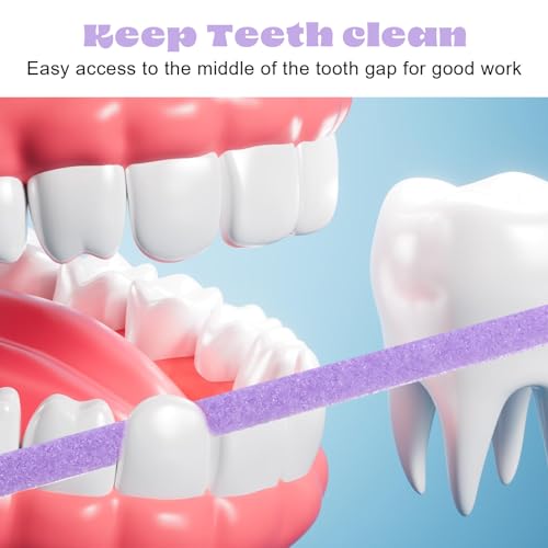 Qianyu 60 Stück Zahnschleifpapier für Zwischenräume Zahn Schleifpapier Dental Schleifstreifen Zahn Polierstreifen Zähne Polieren Finishing Gloss Contouring Tool Kit Für Die Tiefenreinigung Von Zähnen