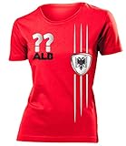 T-Shirt mit Albanien Albania Aufdruck / Rückseite unbedruckt
