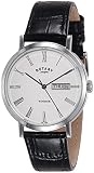 Höhe des Gehäuses: 7,5mm Rotary Herren Analog Klassische Quarz Uhr mit Lederarmband GS05300/01