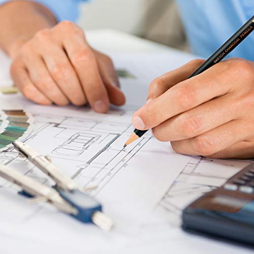 Brusarth Professional Drawing Sketching Pencil Set - 14 Pieces Graphite Pencils, Ideal For Drawing Art, Sketching, Shading, Artist Pencils For Beginners & Pro Artists #TOP4