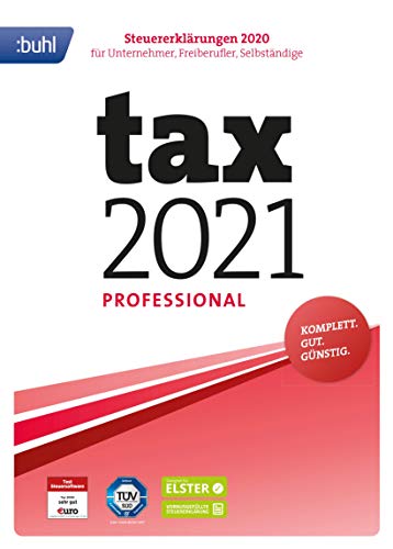 Buhl Data Service GmbH tax 2021 Professional (für Steuerjahr 2020 | PC Aktivierungscode per Email)