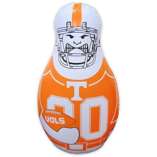 Fremont Die NCAA Tennessee Volunteers Bop Bag Inflatable Tackle Buddy Punching Bag, Standard: 40" Tall, Team Colors