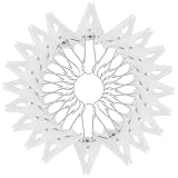 20 Pezzi Clip per Tende a Pressione Bianco in Plastica, Piccolo
