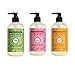 Mrs. Meyer's Clean Day Holiday Hand Soap Bundle (Peppermint, Iowa Pine, and Orange Clove) 12.5 Ounces each