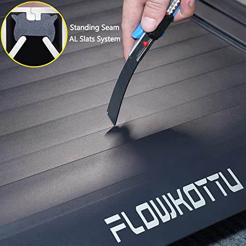 Flowkottu TOYOTA TACOMA TONNEAU COVER 5FT BED Retractable Hard Tonneau Cover Fits 2005-2024 Toyota Tacoma 5 Ft Truck Bed (60"-61") W/Oe Track System thumb #2