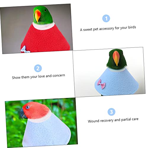 POPETPOP 2 Pçs Papagaios Anti-Arranhões Coleiras Cacatua Anti-Mordida Agarrar Periquito Elizabetano
