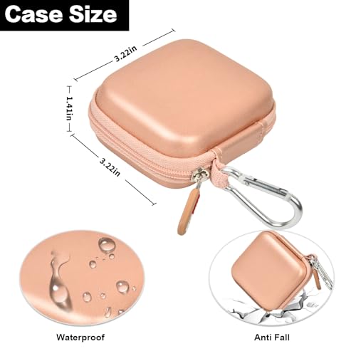 Comecase Card Reader Scanner Case, Hard Carrying Bag Holder Fits Square A-SKU-0485 Contactless and Chip Reader with USB Charge Cable for EMV Cards/Apple Pay/Android Pay/More
