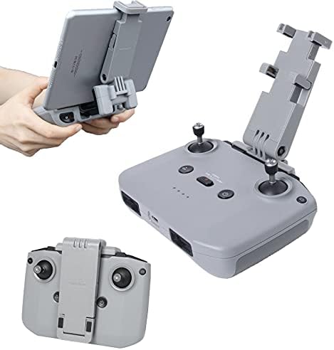 LINGHUANG 7.5-11 Inch Adjustable Tablet Holder for DJI Mini 3 Pro / Mavic 3 / Mini 2 / Air 2 / Air 2S Drone Remote Control Tablet Clip Stand for iPad Mini / Air Accessories
