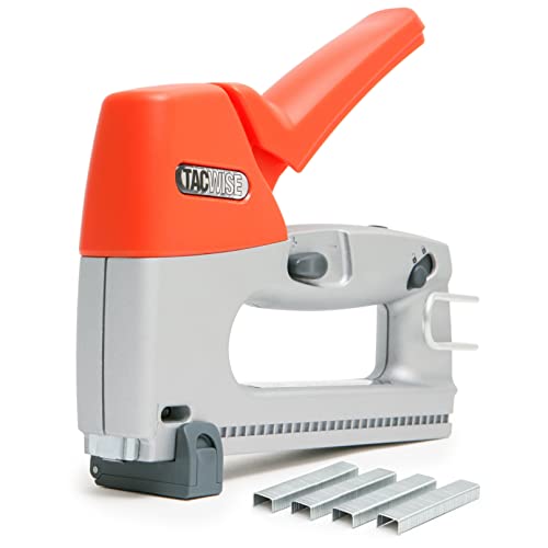 TACWISE Z3-53 - Grapadora clavadora manual metálica para grapas de 53, 6 14mm y clavos 180, 15mm, Naranja (0808)