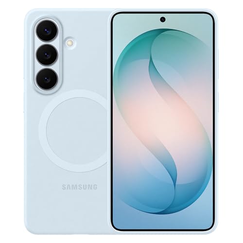 Image of Samsung Galaxy S26 Silicone Magnet Phone Case, Soft-Touch, Durable Grip, Great Feel, Light Blue