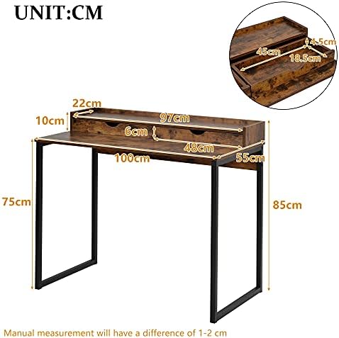 Q-HL Computer Desk Dressing Table Work Table Home Office Table Industrial