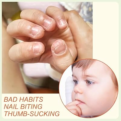Nail Biting Treatment for Kids - Stop Thumb Sucking for Kids - Safely Stop Children from Sucking Thumbs and Biting Nails, Stop Putting Fingers in Mouth, Sucking and Biting Nails (Pack of 1))