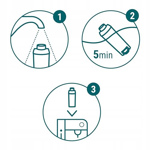 Sillar 4x Filtry do Ekspresu do Kawy, Kompatybilny z DeLonghi DLSC002, SER3017 & 5513292811 Ekspres DeLonghi ECAM, ESAM, ETAM (6 sztuk)