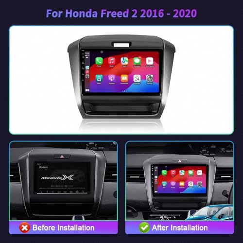 Radio coche con Bluetooth e Incell Touchscreen para Toyota Avensis 2008-2019 2