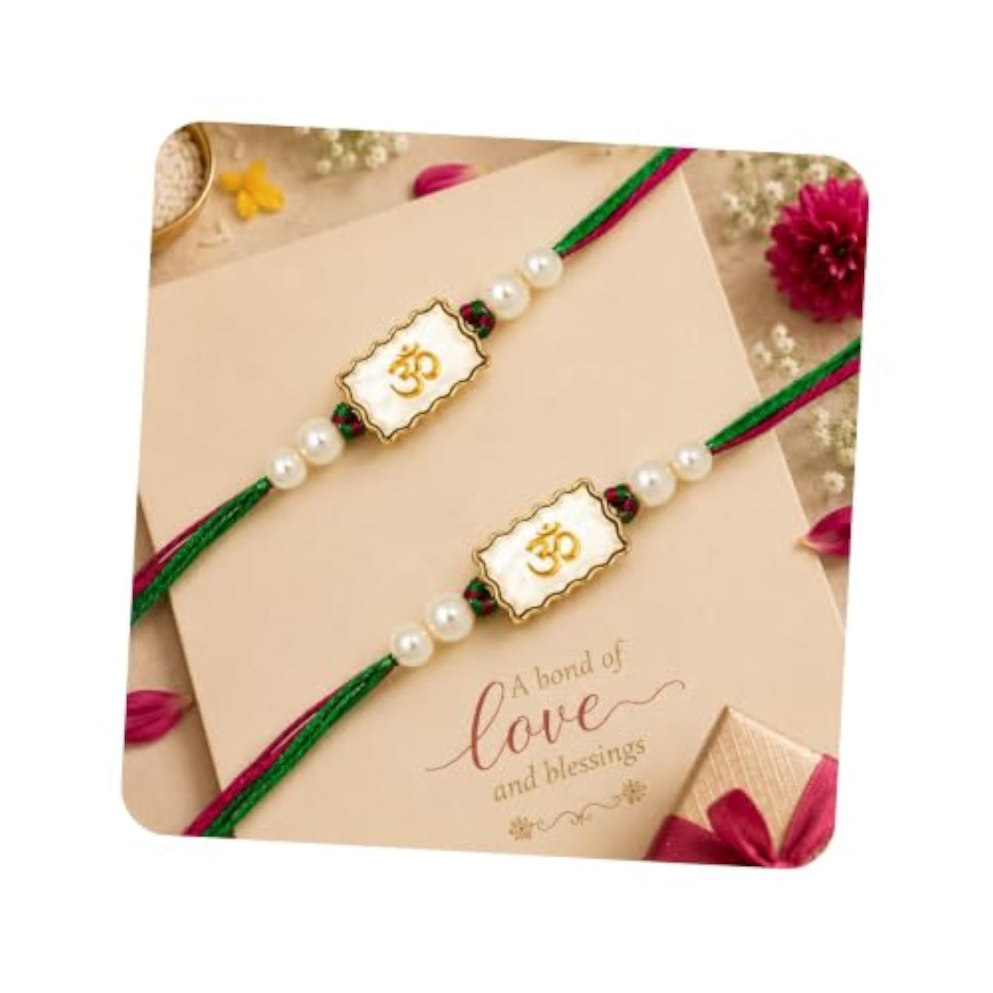 Traditional Evil Eye Designer Rakhi Set for Brother