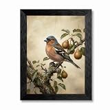 Vintage Naturalist Framed Canvas Art