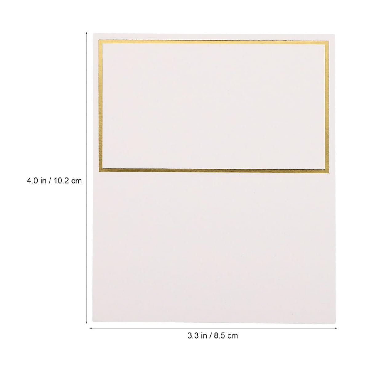 Platzkarten 200 Stück aus Papier, Rund, Elegant für Hochzeit und Bankett | Bronzefarbenes Design, Strukturierte Aufsteller, Glatt und Grat, Leicht Beschreibbar, für Gespräche und Feste