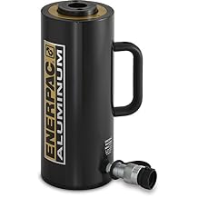 Enerpac RACH-306 Aluminum Hollow-Plunger Hydraulic Cylinder with 30-Ton Capacity, Single Port, 5.91" Stroke Length