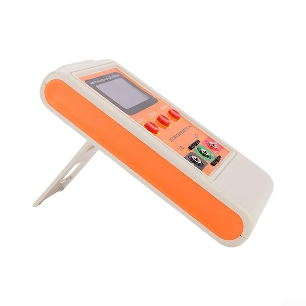 M4070 Testeur d'inductance de capacité LCR numérique, plage automatique de données USB, pour contrôle de qualité de la carte de circuit imprimé SMD (instrument + clip)