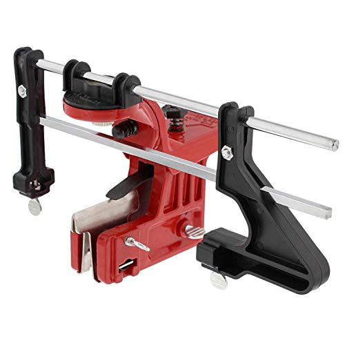 Felled Chainsaw Sharpener Kit - Precise Chainsaw Filing Guide with Dial Settings - Mounted Manual Chain Sharpener