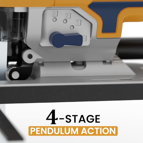 image for EASTYLE Cordless JigSaw Compatible with DEWALT 20V Battery,with 4Ah Ba