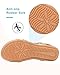Imagen de ZOEREA Sandalias Mujer Verano Planas Estilo Bohemia Zapatos de Dedo Casuales Playa Moda Sandalia Chanclas Romanas de Damas Estilo E Beige