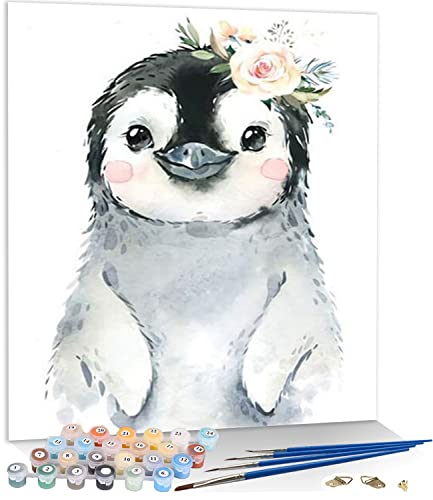 KAMIERFA Pintar con Numeros para Adultos Niños, DIY Pintura por Números Decoraciones para el Hogar sin Marco 40x50cm Cover