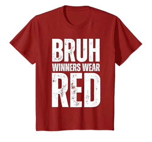 Winners Wear Red Team Spirit Week Game Color War Sports Day T-Shirt