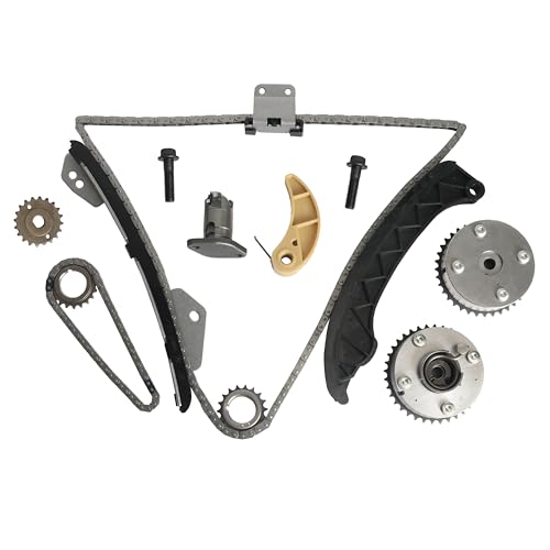 Loautong Timing Chain VVT Gear Sprocket Kit Fits for Toyota Corolla 2009-2015, for Matrix 2009-2013, for Prius 2012-2015, for Pontiac Vibe 2009-2010, for Scion xD 2008-2014, L4 1.8L, #13070-0T010