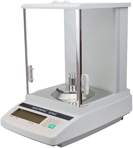 MYUYEE Digital Precision Electronic Scale Scientific Weighing 0.0001G Balance Analytical Lab With Windshield Lcd Display For Laboratory Pharmacy (320G/0.1Mg)