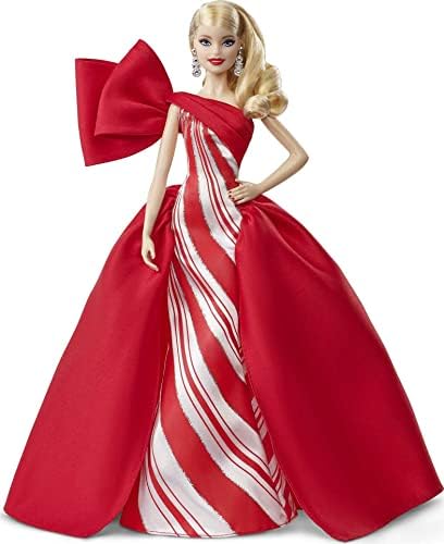 Barbie FXF01 2019 Holiday Barbie Doll, 11.5 Inch, Blonde