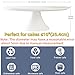 BPFY White Porcelain Cake Stand 10 Inch, Round Dessert Stand, Display Cupcake Stand for Party, Weddings, Birthday, Baby Shower