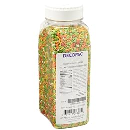 DECOPAC Summer Vibes Deluxe Fusion Mix Candy Sprinkles, 26oz, Edible Sprinkles in Handheld Container, Sugar Cake Decorations For Celebration Cakes, Cupcakes, Cookies, Ice-cream, and Donuts Multi