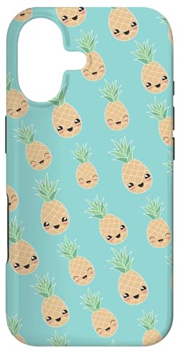 Womens Girls Kids Cute Kawaii Pineapple Lover Pattern �X�}�z�P�[�X iPhone 17 �p