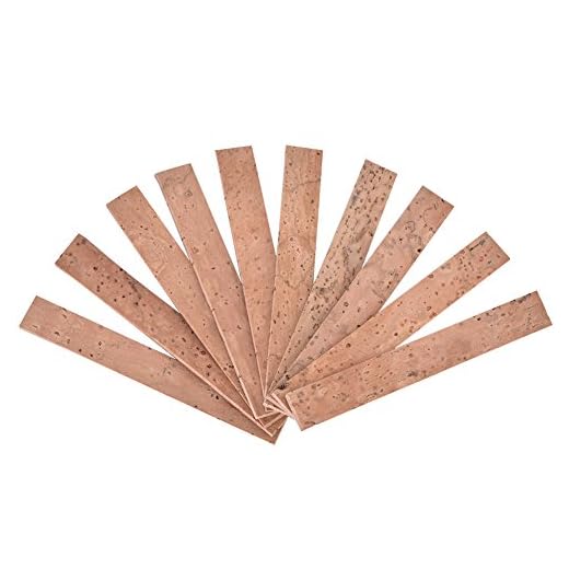 Bnineteenteam Kit de 10 Piezas de Corcho para Clarinete - Reemplazo de Hoja y Zapatillas para Cuello de Clarinete Buffet