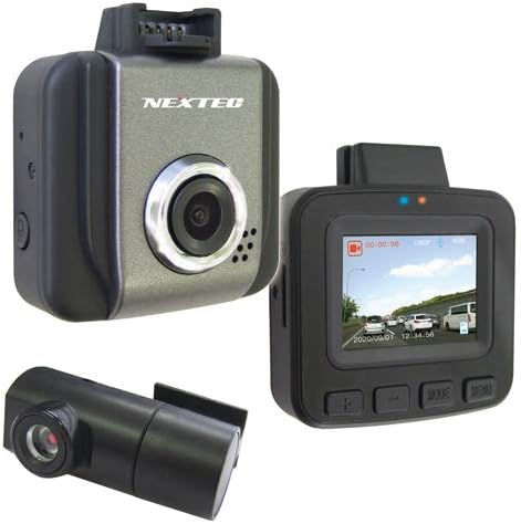 エフ・アール・シー(F.R.C)【前後2カメラ 日本製】ドライブレコーダー フロント200万画素 リア100万画素 NX-DRW22(W)