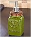 Green Rooster Liquid Soap Dispenser Pump Primitive Mason Jar Tuscan French Country Kitchen Decor by KNL Store